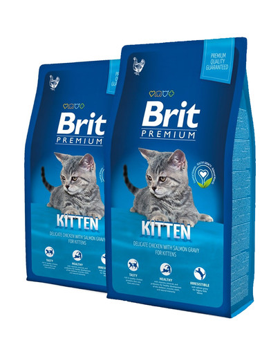 BRIT Premium kitten 16 kg (2 x 8 kg)