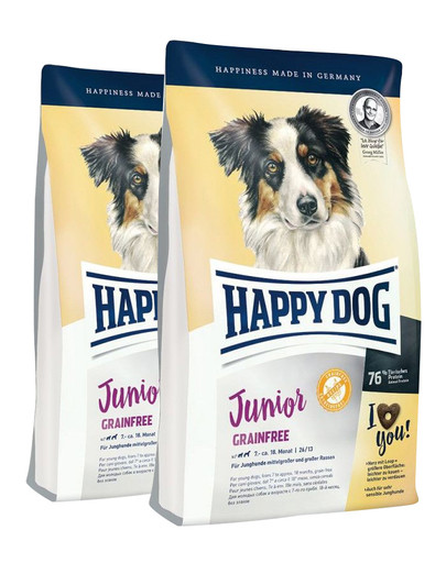 HAPPY DOG Junior Grainfree 20 kg (2 x 10 kg)