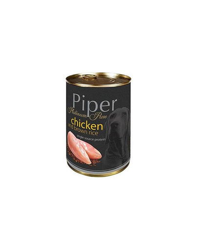 PIPER Platinum Kurczak z ryżem 400g mokra karma dla psów z alergią