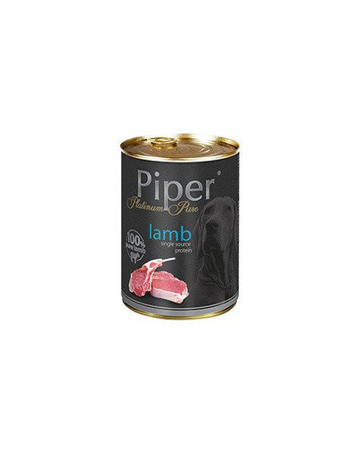 PIPER Platinum Pure z jagnięciną 400g mokra karma dla psów z alergią