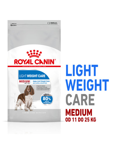 ROYAL CANIN Medium Light Weight Care karma sucha dla psów dorosłych, ras średnich z tendencją do nadwagi 20 kg (2 x 10 kg)