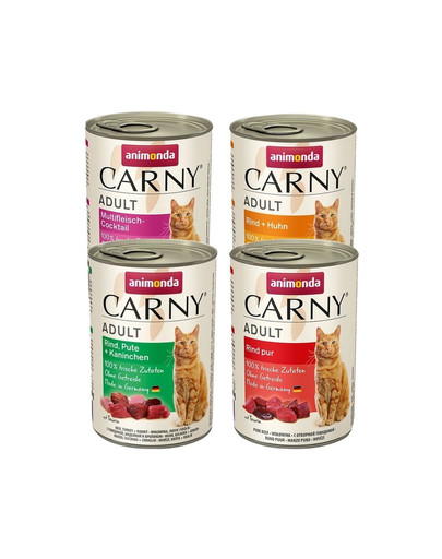 ANIMONDA Carny mix smaków 4 x 400 g