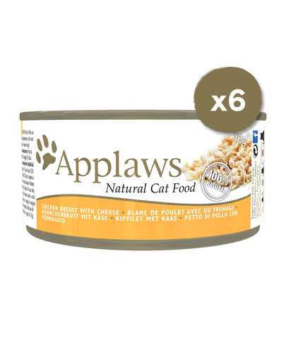 Cat Tin 6 x 70 g mokra karma dla kota z kurczakiem i serem