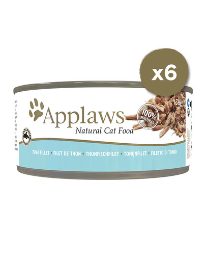 Cat Tin 6 x 156 g mokra karma dla kota z filetem z tuńczyka