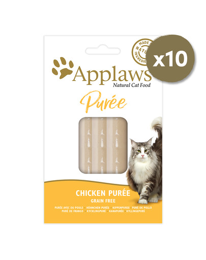 Cat Treat Chicken Puree 10 x (8 x 7g) przysmak dla kota kurczak