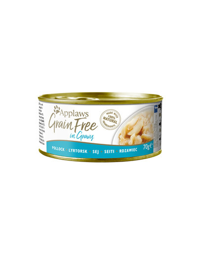 APPLAWS Cat Adult Grain Free in Gravy Pollock mintaj w sosie 70 g