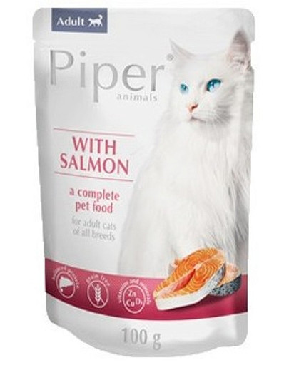 PIPER Animals Cat z łososiem 100 g mokra karma dla kota