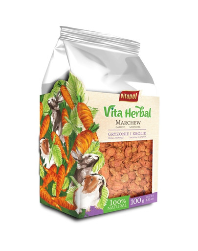 Vita Herbal Marchew suszona dla gryzoni i królika 100 g display