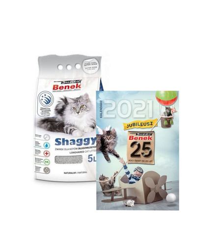BENEK Super Shaggy 5 l + kalendarz