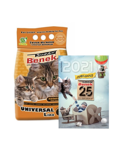 BENEK Super uniwersalny naturalny 25 l + kalendarz