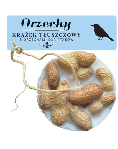 Korona Natury Krążek tłuszczowy dla ptaków orzechowy 130 g