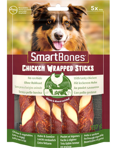 Chicken Wrap Sticks medium 5 szt. gryzak dla psów kurczak
