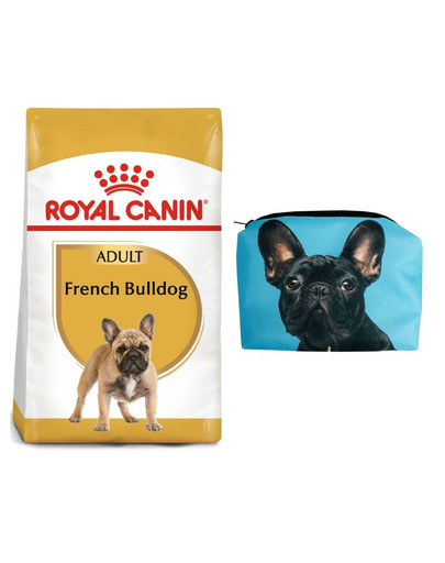 ROYAL CANIN French Bulldog adult 9 kg + Kosmetyczka piórnik materiałowy
