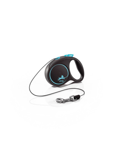 Black Design XS Cord 3 m blue smycz automatyczna