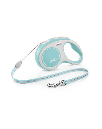 New Comfort S Cord 8 m light blue smycz automatyczna