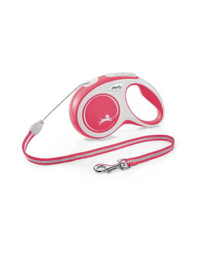 New Comfort S Cord 8 m red smycz automatyczna
