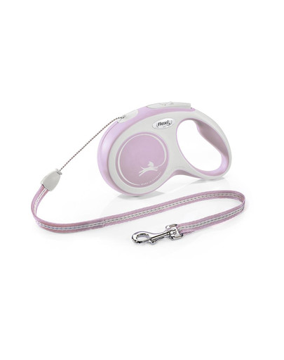 New Comfort S Cord 8 m rose smycz automatyczna