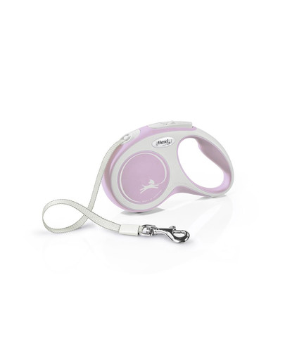 New Comfort S Tape 5 m rose smycz automatyczna