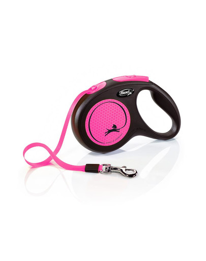 New Neon M Tape 5 m pink smycz automatyczna