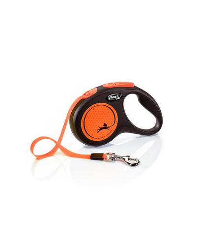 New Neon S Tape 5m orange smycz automatyczna