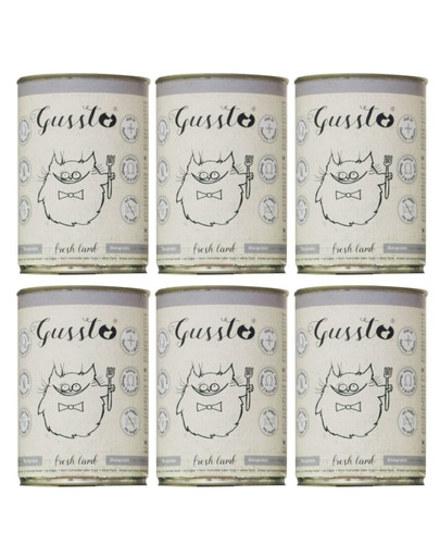 GUSSTO Cat Fresh Lamb mokra karma dla kotów jagnięcina 6x400 g