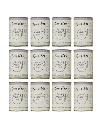 GUSSTO Cat Fresh Lamb mokra karma dla kotów jagnięcina 12x400 g