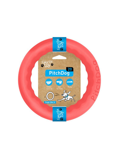 Pitch Dog pink 20` ring dla psa różowy 20 cm