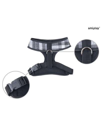 London Szelki Scout XS max 23 x 25-40 cm Szary