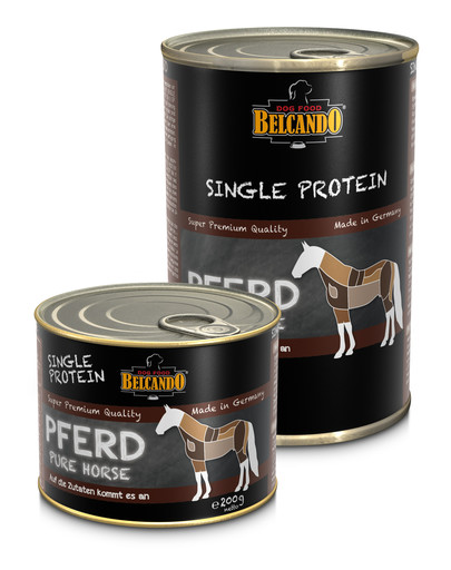 Single Protein Konina 200 g mokra karma dla psa