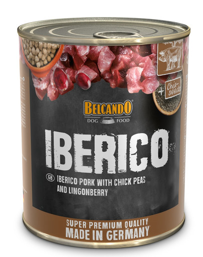 Super Premium Iberico mokra karma dla psa 800 g wieprzowina, ciecierzyca i borówka