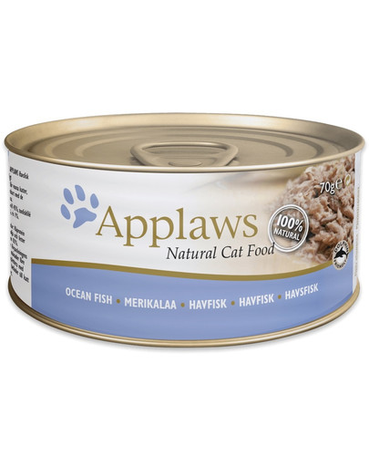 APPLAWS Cat Tin Ocean Fish 72x70g mokra karma dla kotów Ryby oceaniczne