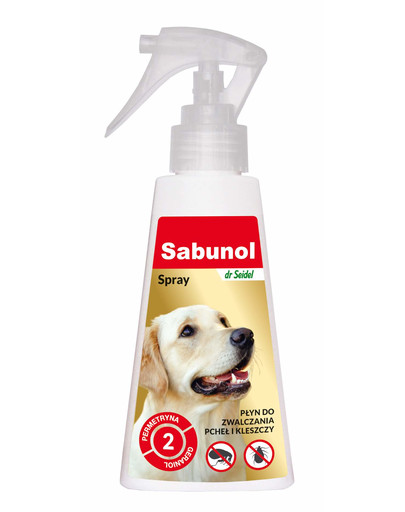 Sabunol Spray przeciw pchłom i kleszczom 100 ml