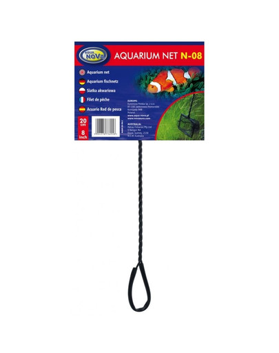 Siatka akwariowa 20 cm podbierak do ryb