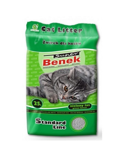 BENEK Super Standard zielony las 25 l x 2 (50 l)