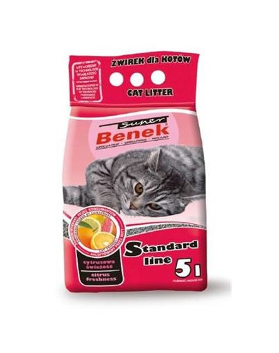 BENEK Super Standard cytrusowa świeżość 5 l x 2 (10 l)