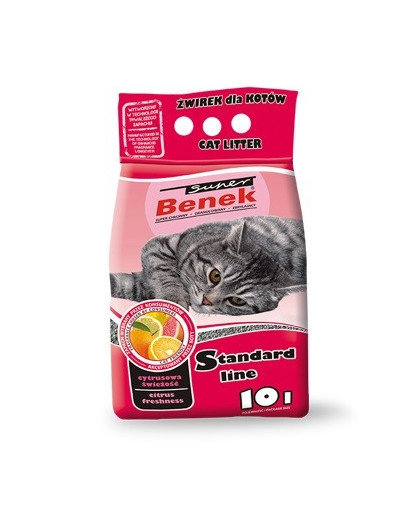BENEK Super Standard cytrusowa świeżość 10 l x 2 (20 l)