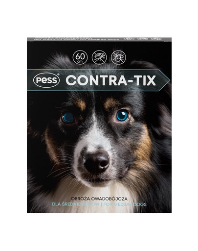 Contra-Tix Obroża owadobójcza dla średnich psów 60 cm