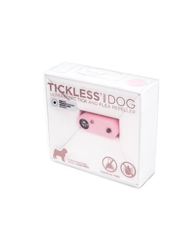 Mini Dog Ultradźwiękowy odstraszacz kleszczy i pcheł dla psów małych ras Baby Pink