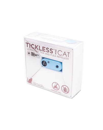 Mini Cat Ultradźwiękowy odstraszacz kleszczy i pcheł dla kotów Baby Blue