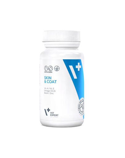 VETEXPERT Display 5x Skin&Coat suplementy na mocną sierść