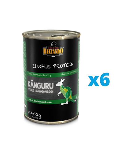 BELCANDO Single Protein Kangur 6x400 g mokra karma dla psa