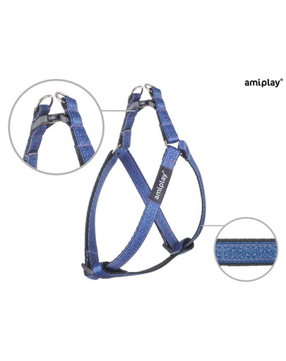 Joy Szelki regulowane M 30-55 x 1,5cm Fioletowe wzory