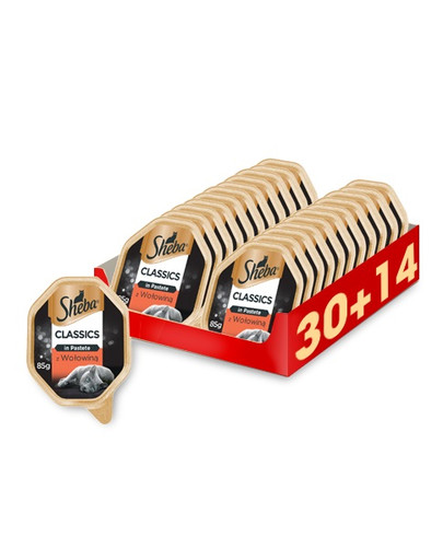 Classics in Pastete z Wołowiną 44 x 85g (30 + 14 gratis)