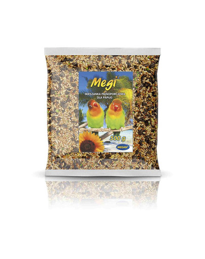 Megi Pokarm dla papug małych i średnich 500g