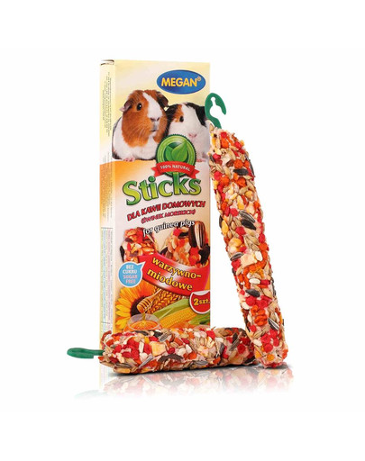 Sticks dla świnki morskiej warzywno-miodowe 2 szt.