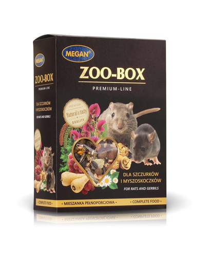 Zoo-Box dla szczurów i myszoskoczków 550g mieszanka pełnoporcjowa