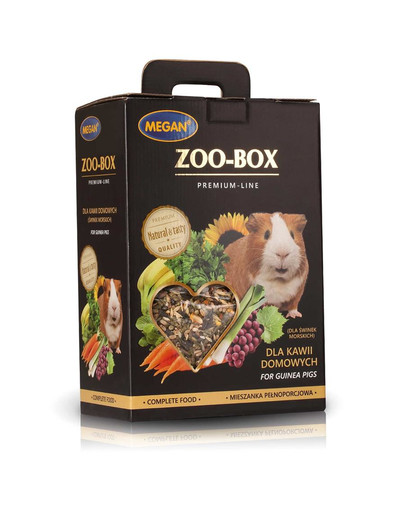 Zoo-Box dla świnek morskich 4x550g mieszanka pełnoporcjowa