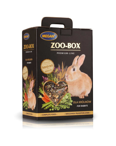 Zoo-Box dla królika 4x420g mieszanka pełnoporcjowa
