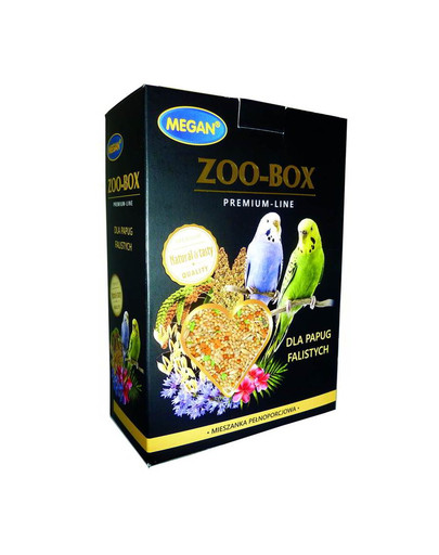 Zoo-Box Premium Line dla papug falistych 750g mieszanka pełnoporcjowa