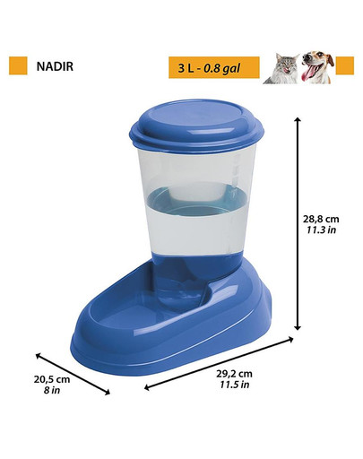 Nadir Dyspenser wody dla psa/kota 3 l
